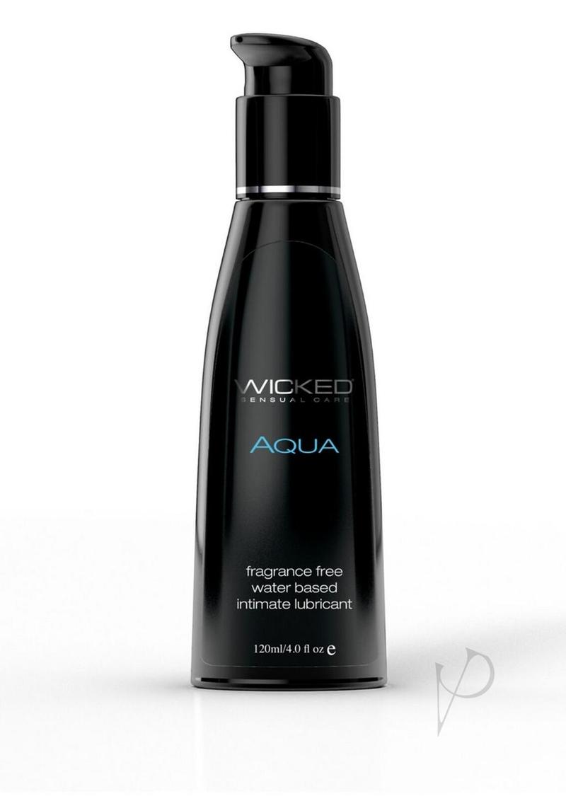Wicked Aqua Water Based Lubricant Fragrance Free 4oz