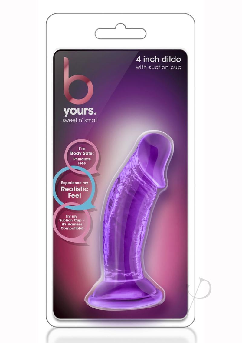 B Yours Sweet N' Small Dildo with Suction Cup 4.5in