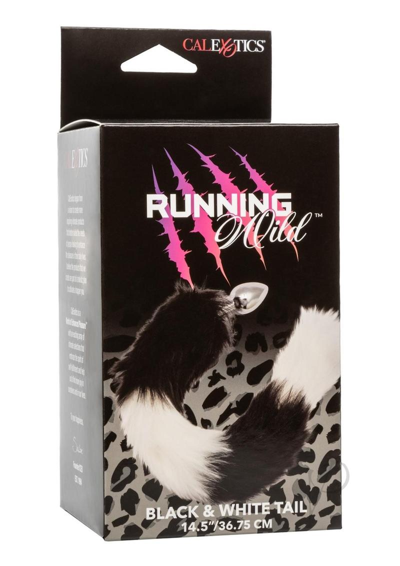 Running Wild Faux Fur Tail and Metallic Anal Plug