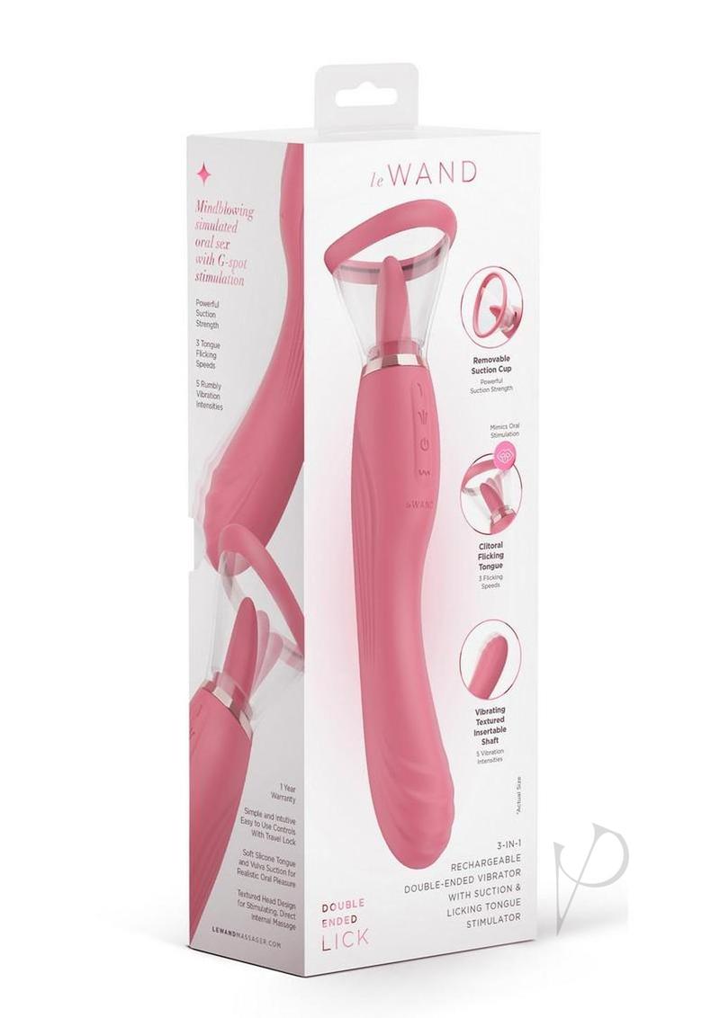 Le Wand Lick Silicone Rechargeable Vibrating Tongue