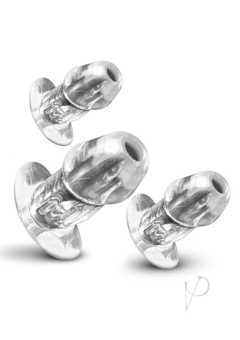 Master Series Dicked Hollow Anal Plug Set (3 Piece)