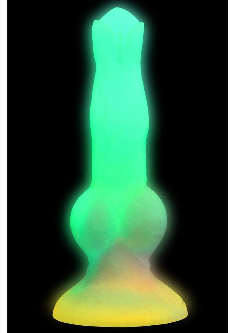 Creature Cocks Astro Cock Vibrating Glow-in-the-Dark Silicone Dildo