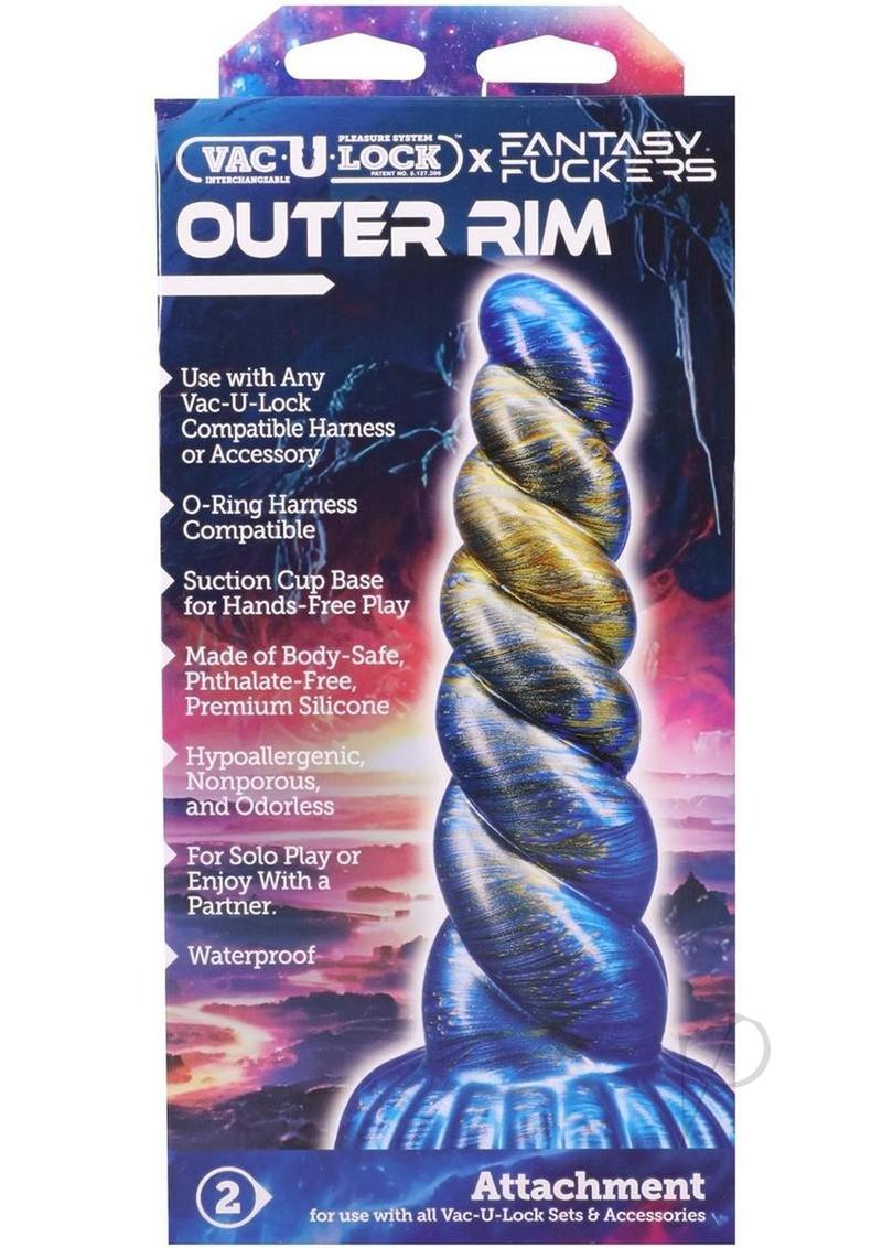 Vac-U-Lock Fantasy Fuckers Outer Rim Silicone Dildo