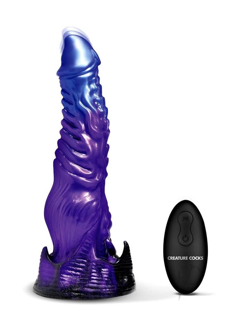 Creature Cocks Diabolos Thrusting & Vibrating Rechargeable Silicone Dildo with Remote Control