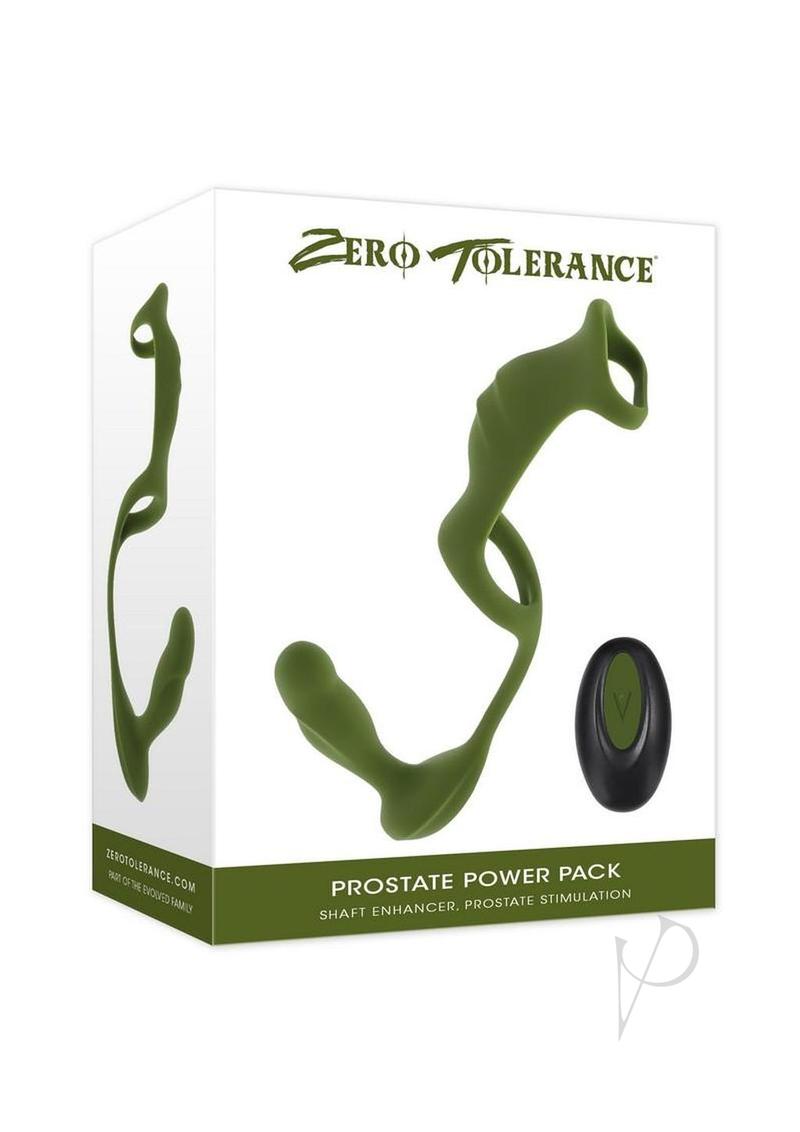 Zero Tolerance Prostate Power Pack Rechargeable Silicone Anal Vibrator with Remote