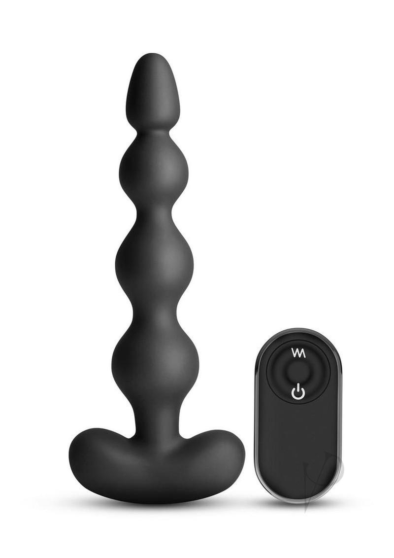 Renegade Reign Rechargeable Silicone Vibrating Anal Beads with Remote