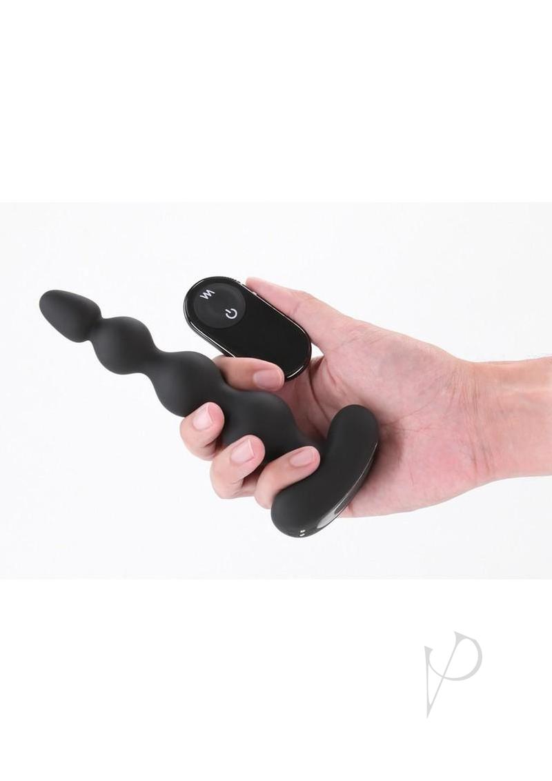 Renegade Reign Rechargeable Silicone Vibrating Anal Beads with Remote