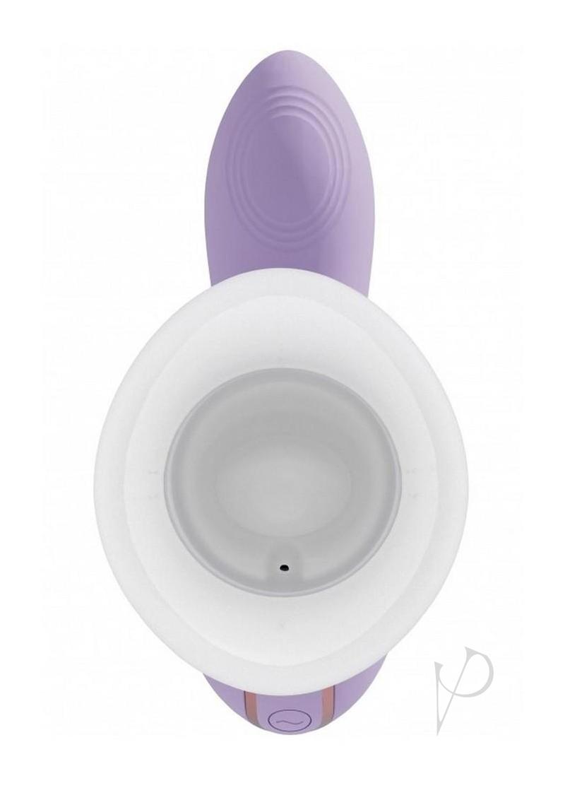 Vive Callalily Silicone Rechargeable Triple Motor G-Spot tap, Vulva, Breast Suction and Tongue Vibrator