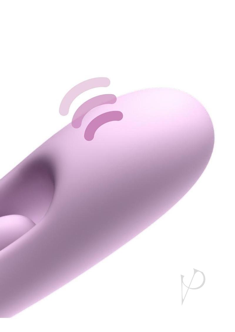 Fantasy for Her G-Touch Pulse Pro Rechargeable Silicone Rabbit Vibrator with Clitoral Stimulator