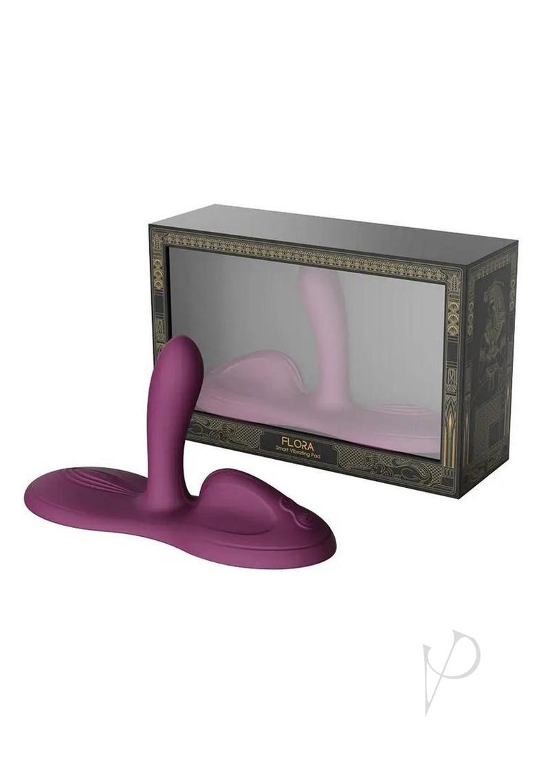 Zalo Flora Rechargeable Silicone App Compatible Smart Vibrating Pad